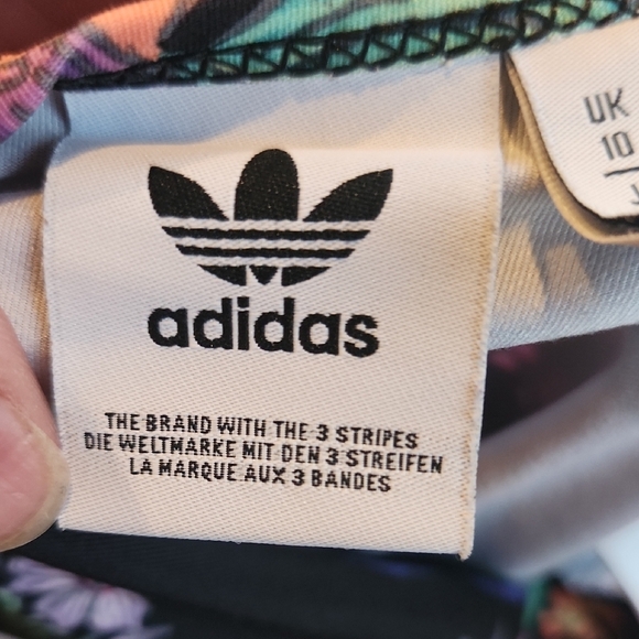 Adidas originals poisonous garden size small 3 stripe body/swim suit - Picture 7 of 9